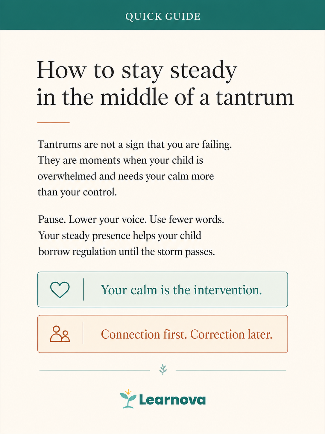 Quick Guide page